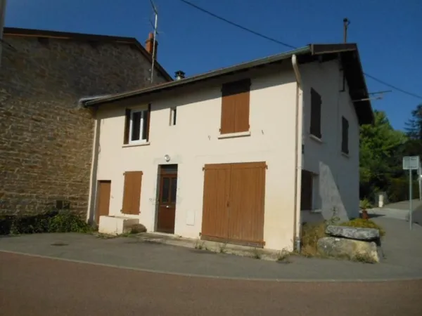 A louer centre Ceyzeriat, maison type 2 jardin et grand garage