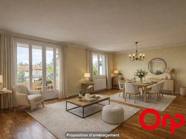 Appartement 3 pièces 64 m²