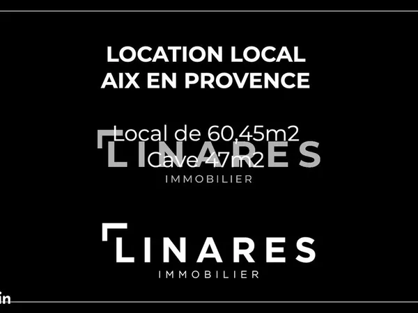 Local commercial 60 m² Aix-en-Provence