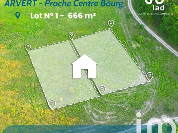 Terrain 666 m²