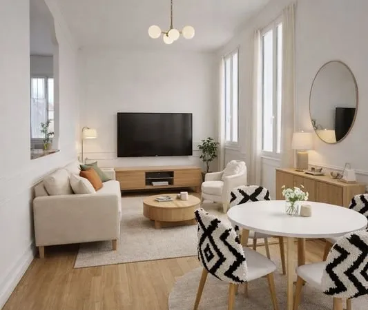 T2 meublé refait à neuf 53m² - Balcon plein sud - Calme - Chamigny