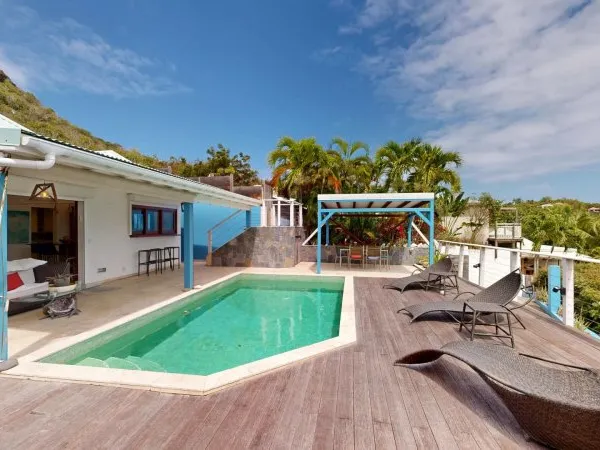 Villa vue mer piscine Marigot Barthélemy