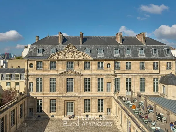 Duplex lumineux avec vue panoramique sur le musée Picasso