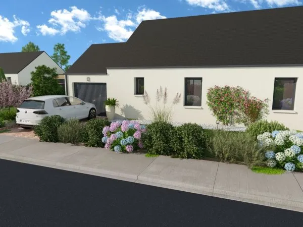 Projet de construction d'une maison 89.33 m² avec terrain à SAINT-ANDRE-D'HEBERTOT (14)
