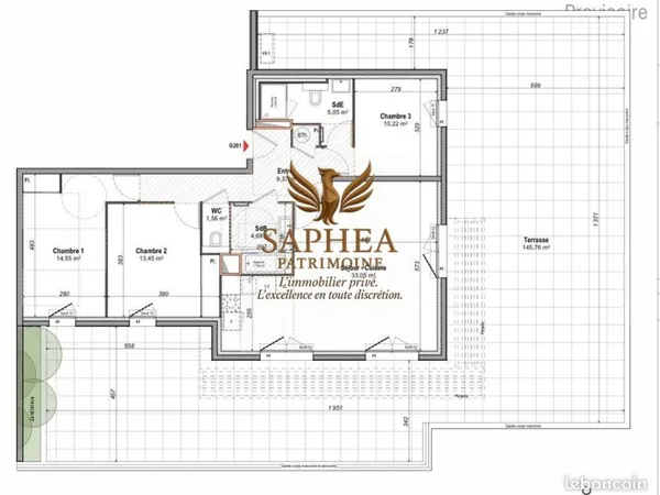Appartement 4 pièces 90 m²