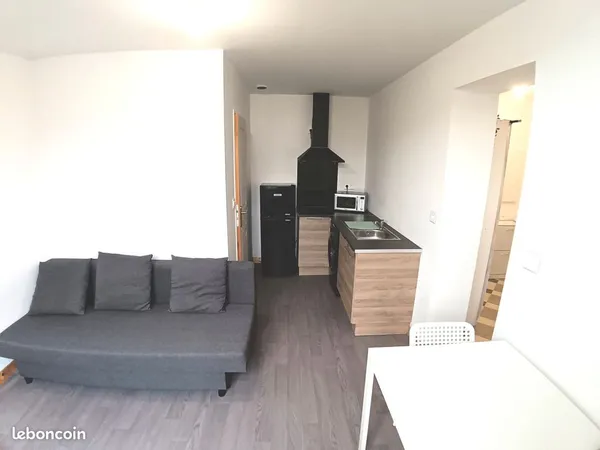Studio meublé proche université de 25m² refait à neuf en 2020 avec internet