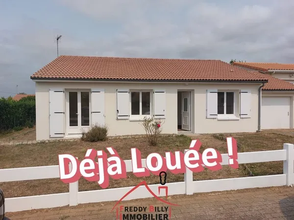 Pavillon plain pied - 3 ch + garage + jardin clos