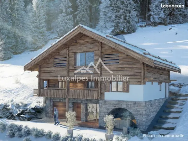Ferme d'alpage Savoyarde de Luxe sur 13 000m² de terrain à La Clusaz