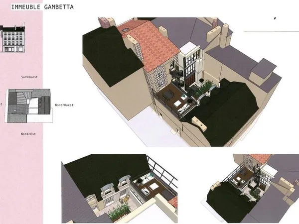 Appartement T3 réhabilité - Centre-ville de Poitiers (Rue Gambetta)