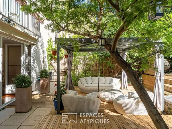 Appartement avec Terrasse et Jardin à Bécon Village