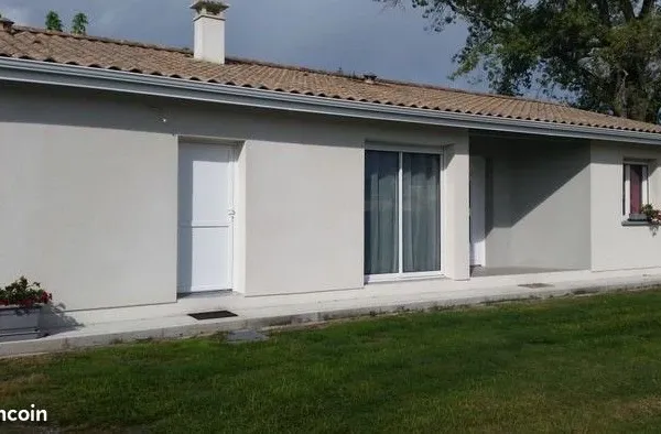 Maison plain-pied 4 pièces + garage - Terrain 768 m² - Calme