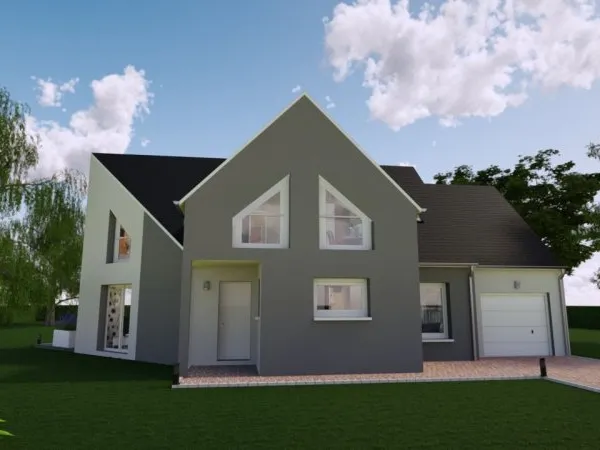 Terrain + maison 153 m²