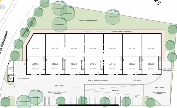 Local 280 m² Port-de-Bouc