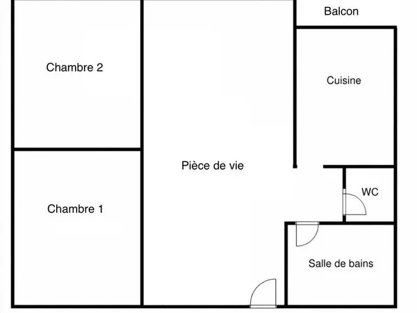 Appt T3 - La Genette - La Rochelle
