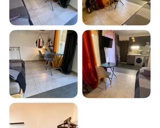 Jolie maisonnette cosy meublée de standing T1 à louer à l'année - Octeville 50130