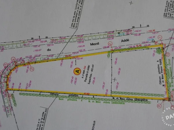 Terrain 612 m²