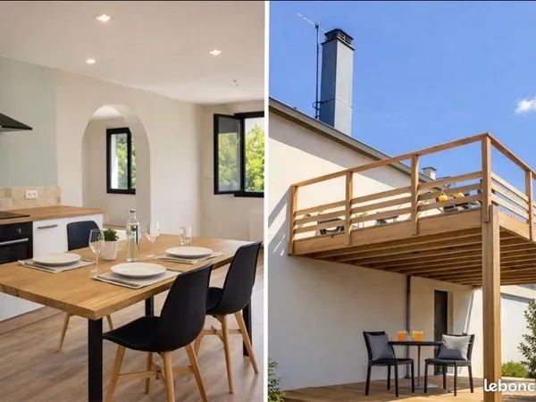 Maison neuve double garage lumineuse