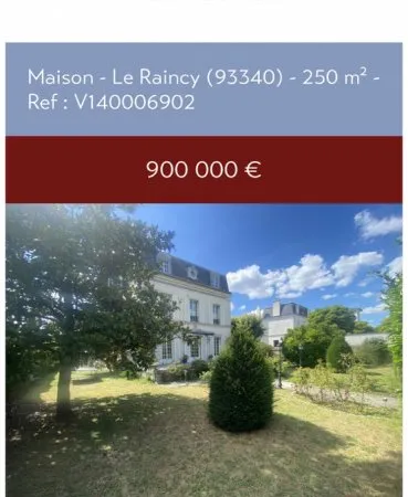 Vends maison