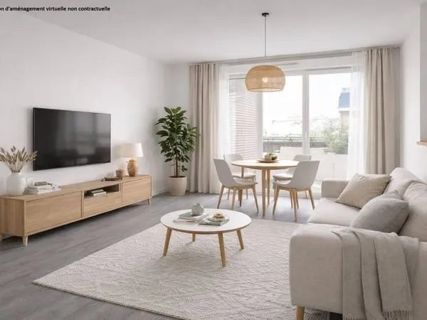 Appartement 3 pièces 60 m²