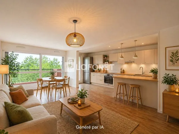 Appartement 3 pièces 64 m²