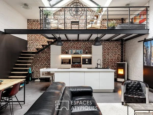 Loft confidentiel avec extérieur