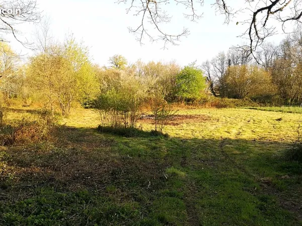 Terrain 1892 m² - arboré - calme - mare - CU disponible