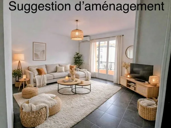 TOULON STE-ANNE : T3 traversant