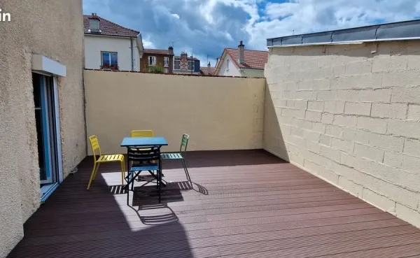 Appartement lumineux 3 chambres - grande terrasse