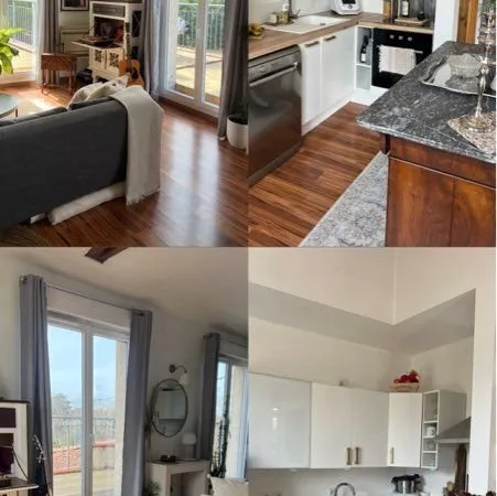 Appartement 51m2 + terrasse de 70m2 + 2 places de parking sécurisées