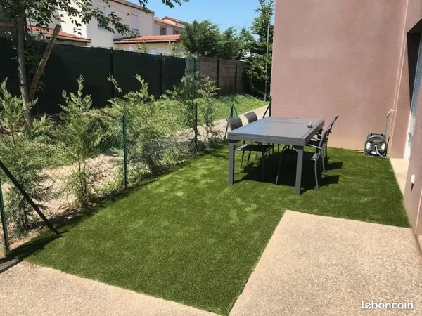 Appartement T2 avec jardin, garage et cave