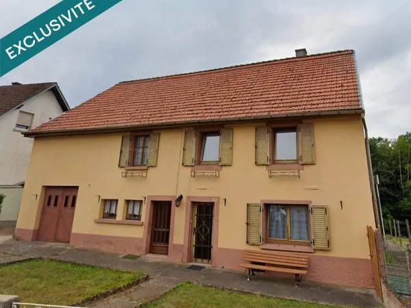Maison individuelle de 1900 sur un terrain de 2652m2 Dannelbourg