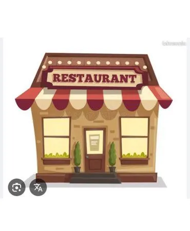 Restaurant en zone commerciale