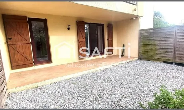T1 bis de 31.5m2 terrasse et jardin