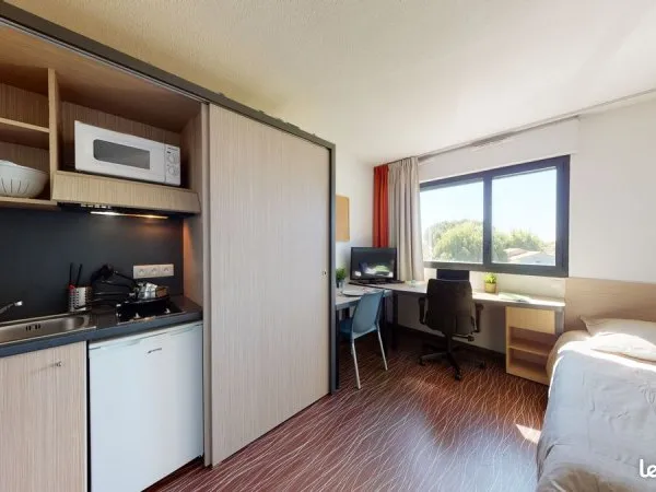 Studio / T1 étudiant 19 m² Proche Rangueil - Meublé en résidence sécurisée