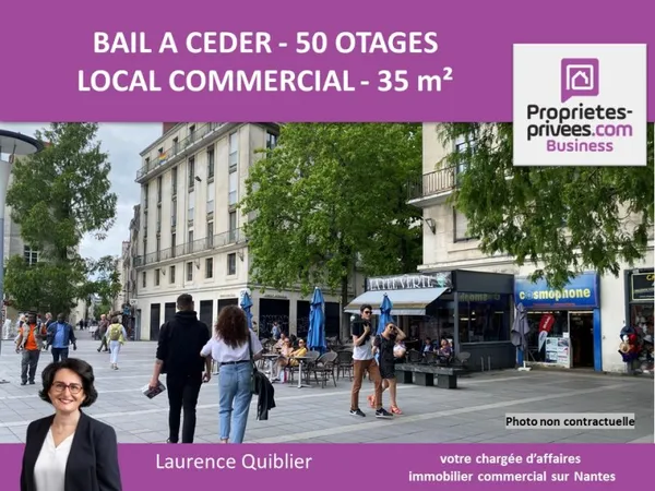 44000 NANTES, 50 OTAGES - BAIL A CEDER, LOCAL 35 m²