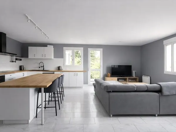 Saint-Genis-Laval - T3 rénové avec balcon, proche commodités