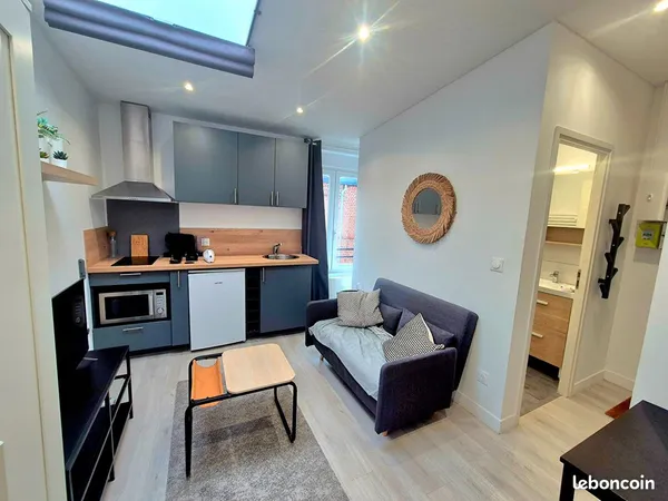 Studio 1 pièce 16m2 meublé