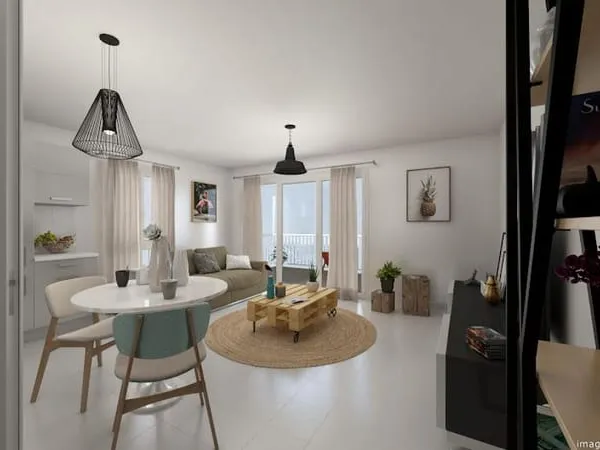 Appartement 2 pièces 43 m²