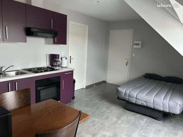 Studio meublé situé Place Calmette à Gravelines (Petit Fort Philippe)