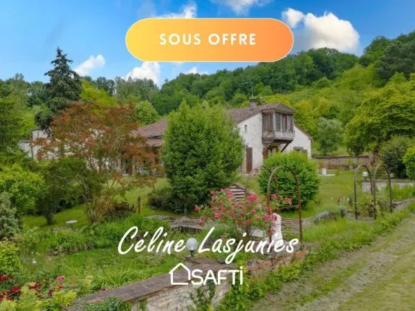 Charmante maison en pierre dans un environnement calme
