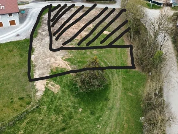 Terrain contructible 957m²