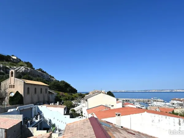T3 duplex vue mer terrasse garage en sus
