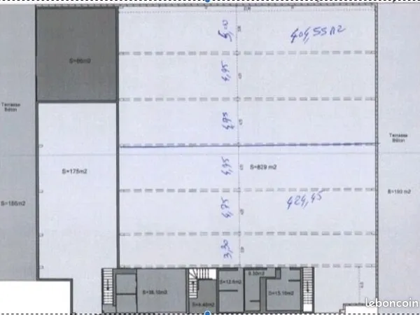 Local d'activité à vendre sete 1200m2