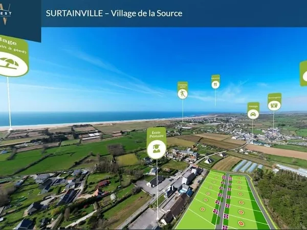 Terrain à bâtir Vente Surtainville   54300€
