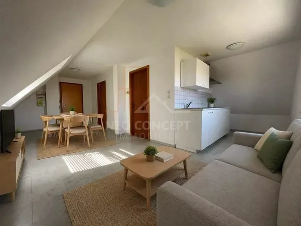 À louer, appartement 2 pièces avec garage double