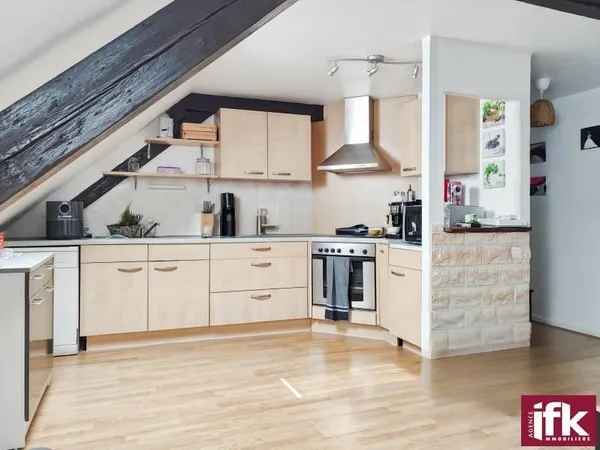 Soultz , appartement T3 de 50m² dans les combles
