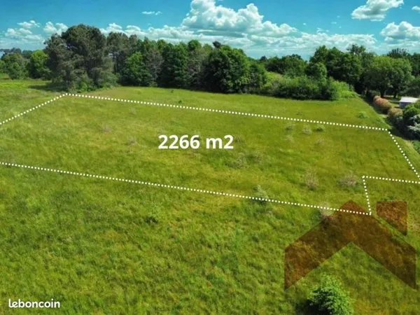 Terrain 2 266 m² Bosset