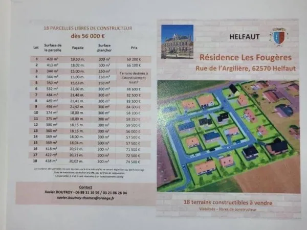 Terrain constructible