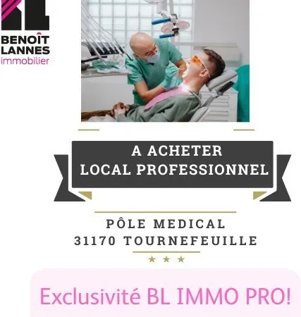 Local Professionnel Neuf - 84m2 - Pôle Médical Tournefeuille