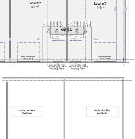 Local commercial 168m²